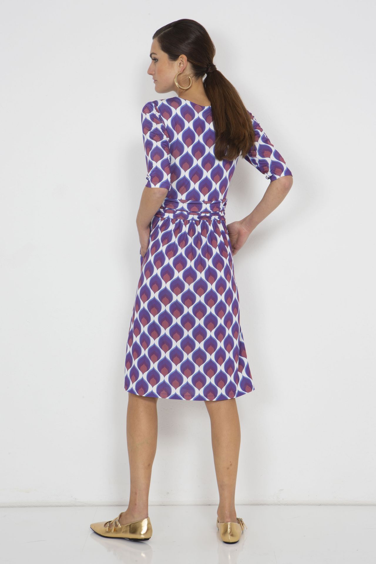Marivie Kleid Sophisticated! Ornament lilac - SALE