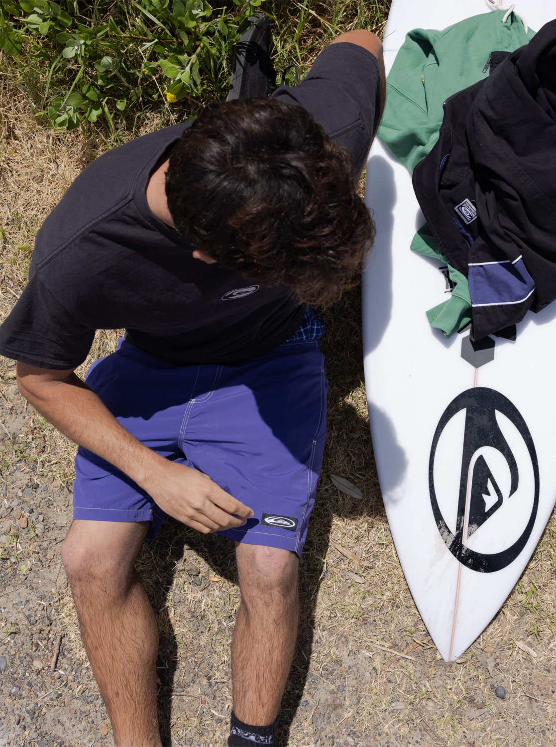 Quiksilver Badehose Saturn 18" Volleys in Blau