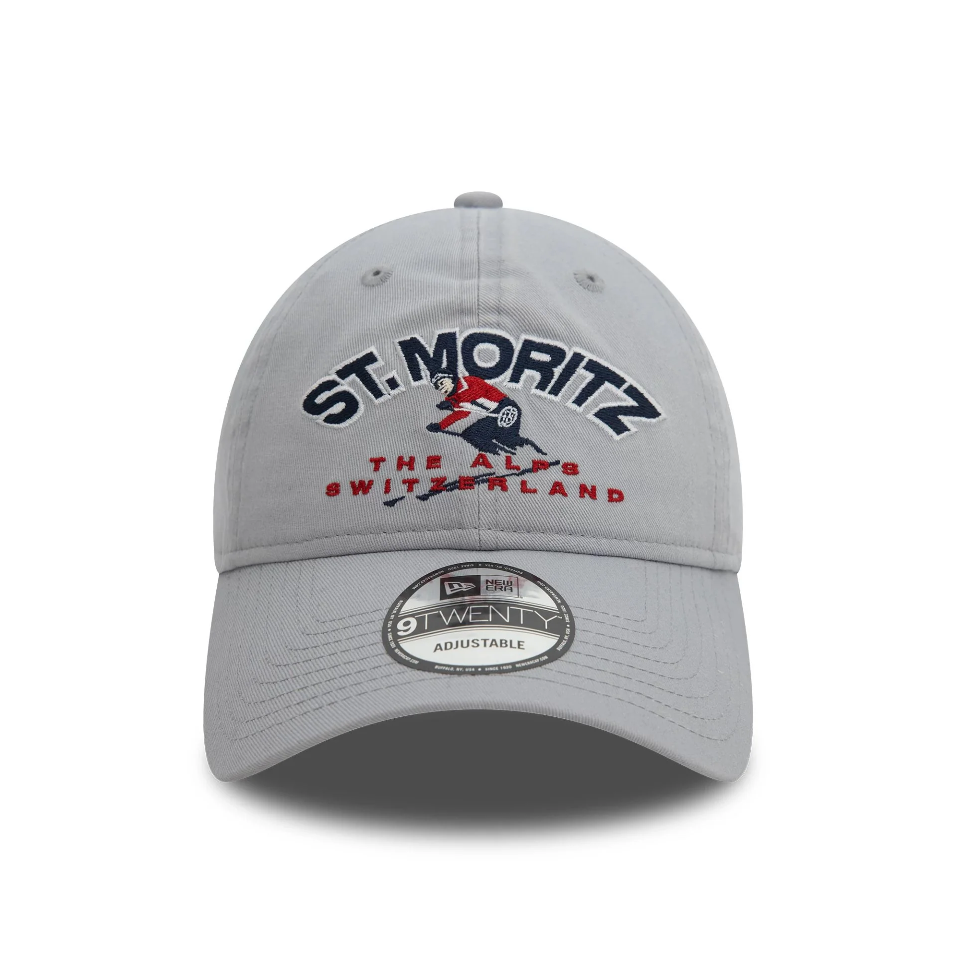 New Era 9TWENTY Cap - St. Moritz Ski in Grau