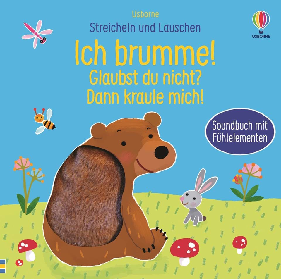 dont_tickle_the_bear_cover_german Usborne Ich brumme! Glaubst du nicht? Dann Kraule mich!
