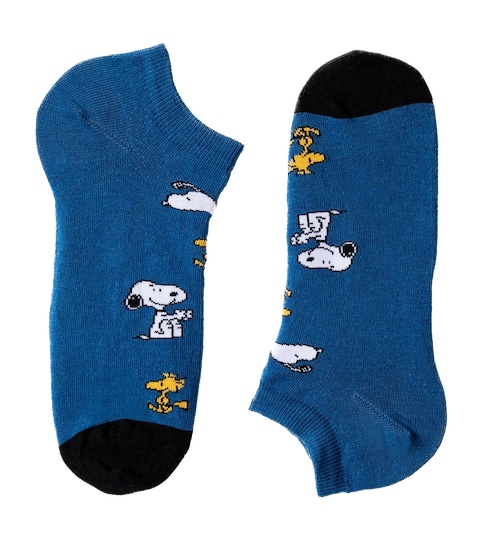 besocks Peanuts BeSnoopy Knöchelsocken in Blau Snoopy Bio Baumwolle besocks Peanuts BeSnoopy Knöchelsocken in Blau Snoopy Bio Baumwolle