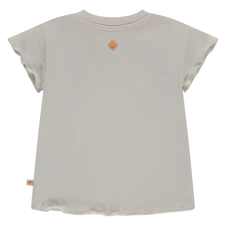 Babyface Kurzarm T-Shirt in Ivory Creme mit Blume Babyface Kurzarm T-Shirt in Ivory Creme mit Blume