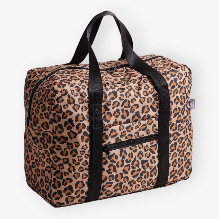 CEDON Easy Travel Bag Leo - Faltbare Reisetasche mit Leo Muster
