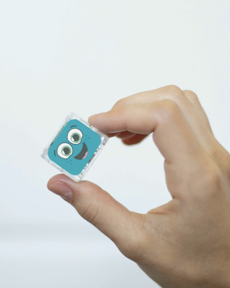 Glo Pals Leuchtende Badewürfel - 4 Stück - Blau