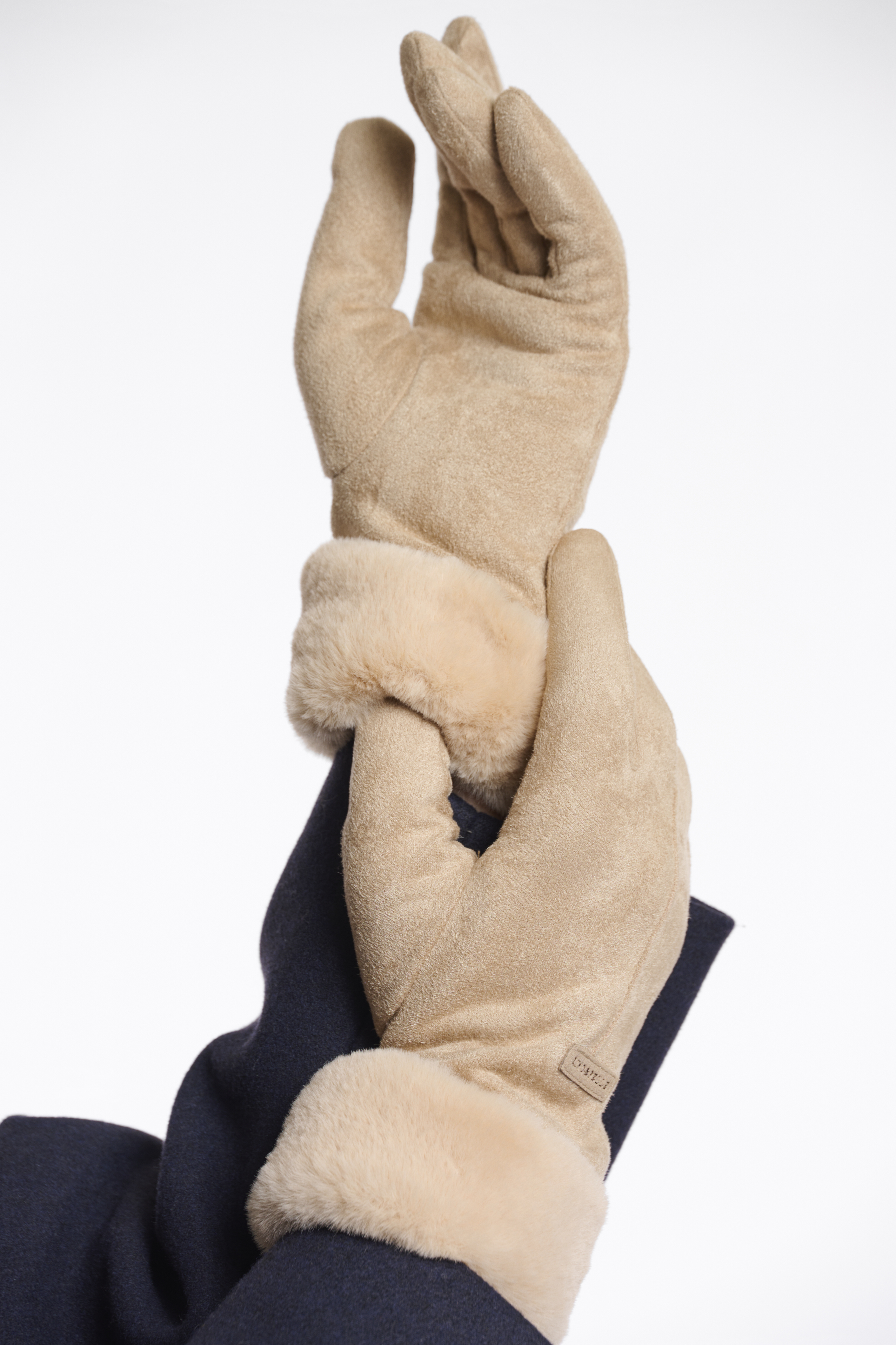 Rino & Pelle Danzo Handschuhe Warm & Weich in Hellbeige 