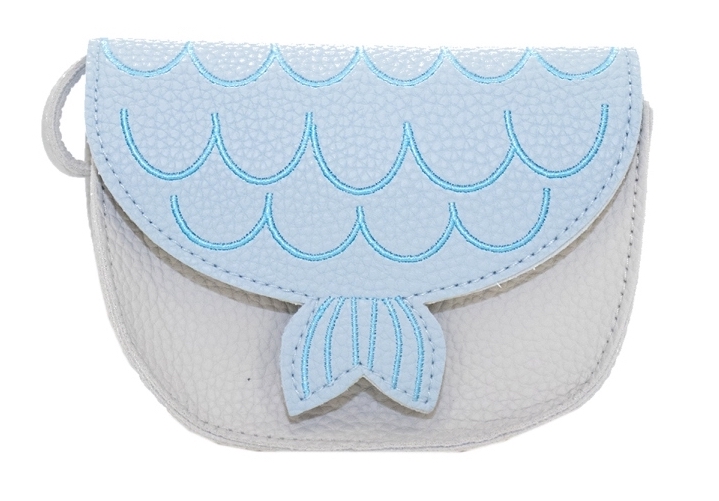 829832-Kindertasche-Asnee-blau-1 YUKO.B Umhängetasche Asnee Blau - Meerjungfrau Flosse