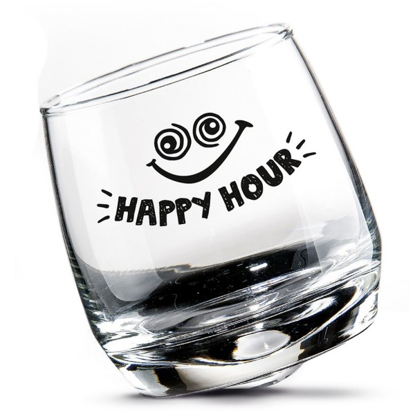 Gilde Wackelglas Set - 2 Stück - Happy Hour