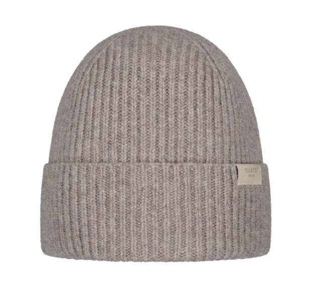 Barts Mareije Beanie Damenmütze mit Alpakawolle - Light Brown/Hellbraun