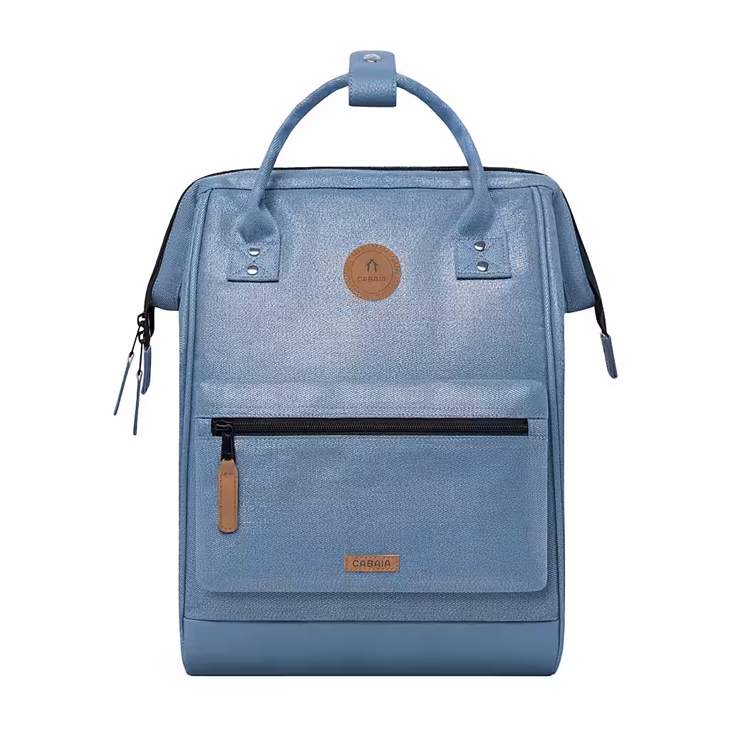 Cabaia Rucksack Davos Medium Adventurer (mit Laptop-Fach) - Puderblau Glitzer