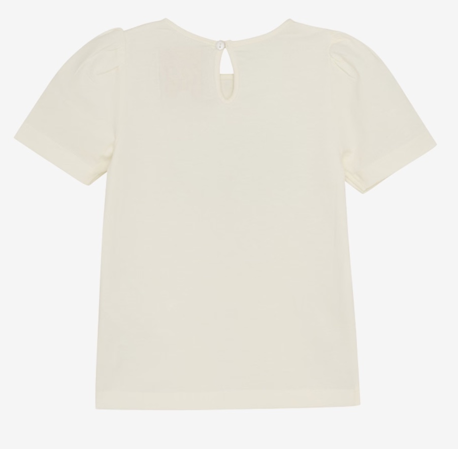 Creamie Kurzarm Bio-Baumwolle T-Shirt Forever Blue - Blumen - SALE Creamie Kurzarm Bio-Baumwolle T-Shirt Forever Blue - Blumen - SALE