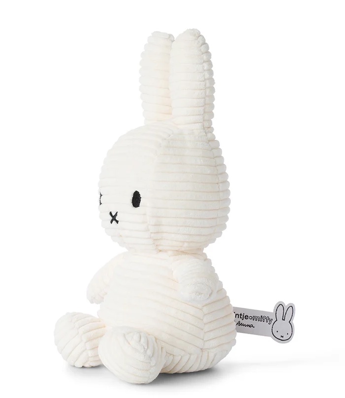 Bon Bon Toys Miffy Stofftier Hase Eco Cord in Creme Weiß - 23 cm - 9 Zoll Bon Bon Toys Miffy Stofftier Hase Eco Cord in Creme Weiß - 23 cm - 9 Zoll