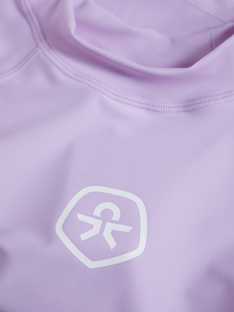 6141_663_C Color Kids Langarm UV Shirt - Rashguard in Lavender Flieder