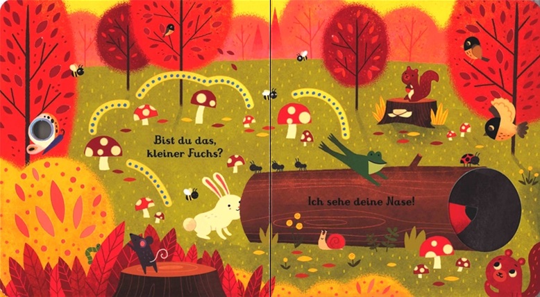 Usborne Mein buntes Gucklochbuch - Bist du das, kleiner Fuchs?