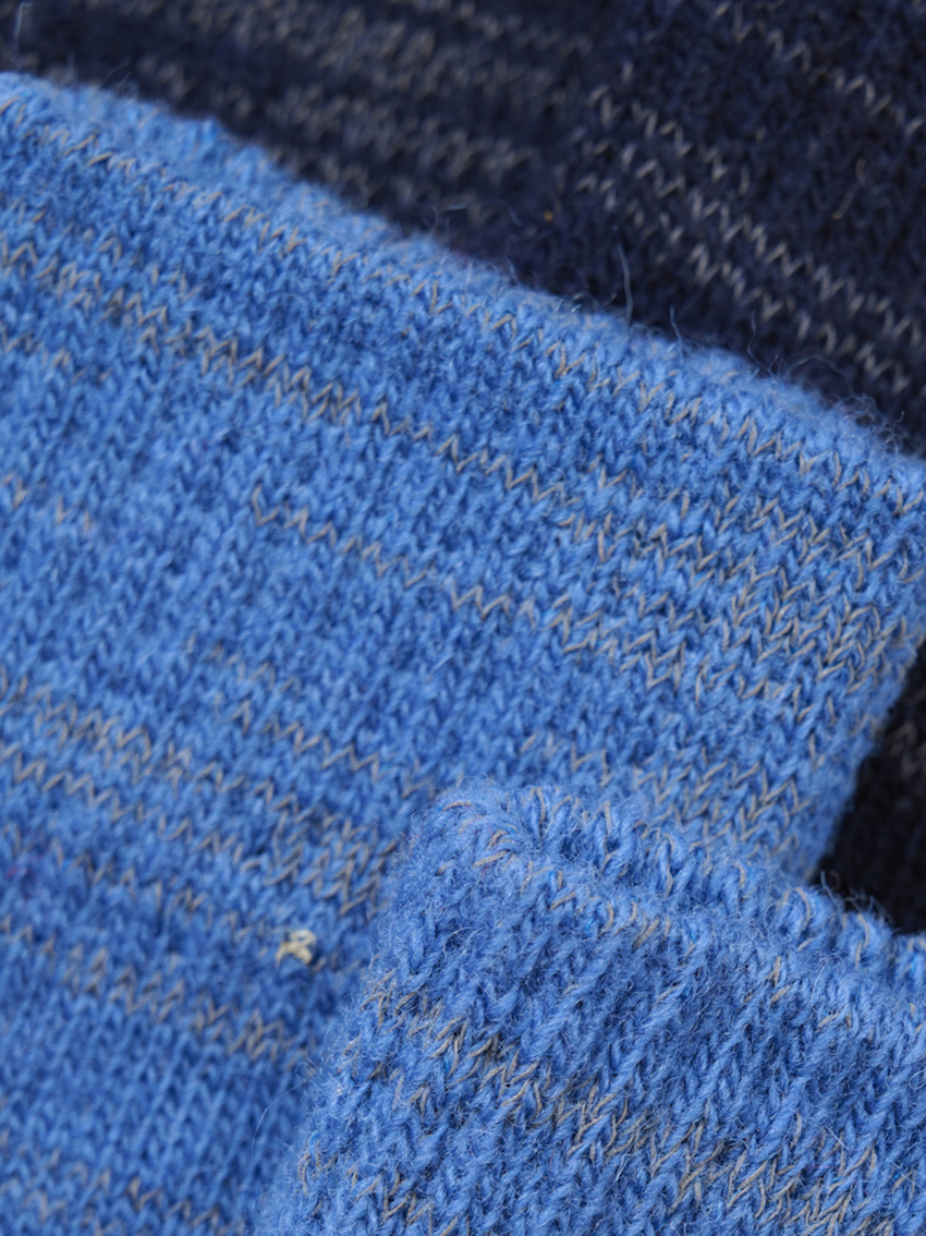 CeLaVi Woll-Fäustlinge Reflex 2er Pack in Cobalt Blau