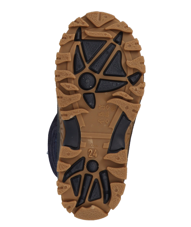 Lurchi FIPS Kinder Schneestiefel in Navy mit Futter und Gummisohle
