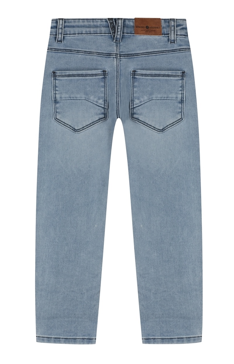 Babyface Stains & Stories Jungs Jeans Pale Blue Denim - Hellblau