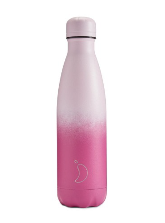 Chilly's Bottles - Chilly's Flasche Gradient Rose Farbverlauf 500 ml Pink bis Rosa