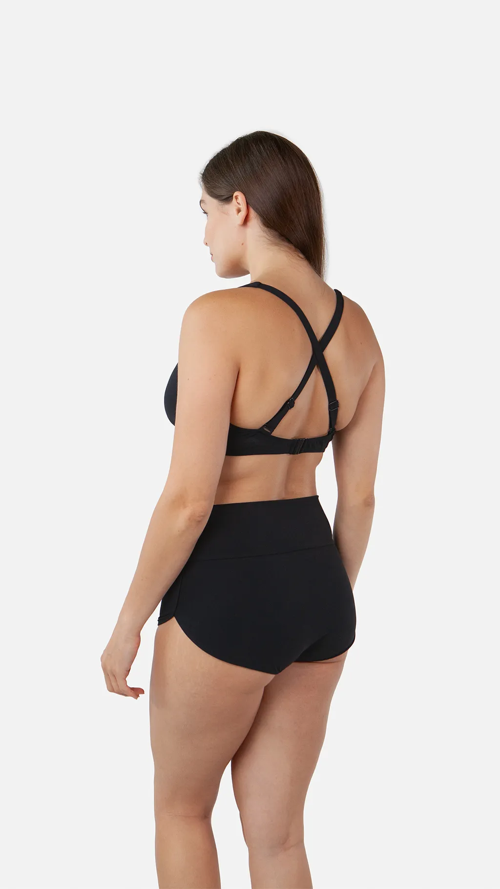 Barts Bikini Top - Solid Cross Halter Full in Schwarz - E Cup Barts Bikini Top - Solid Cross Halter Full in Schwarz - E Cup