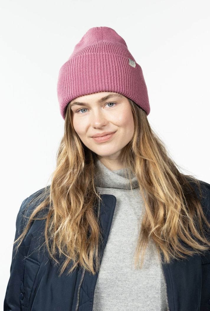 Barts Haveno Unisex Beanie mit Umschlag - Berry/Rosa Barts Haveno Unisex Beanie mit Umschlag - Berry/Rosa