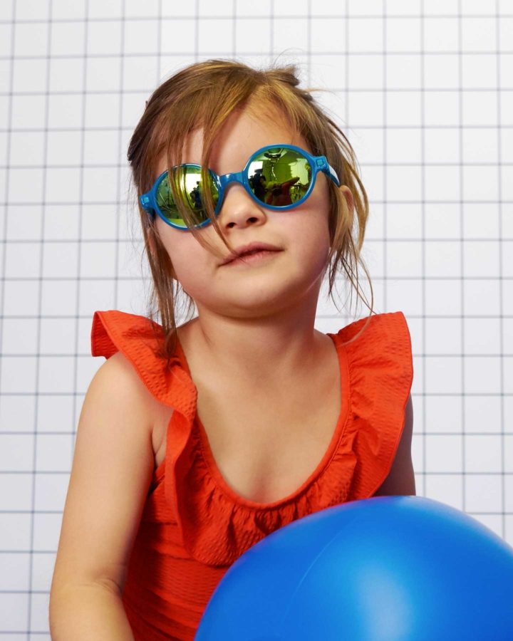 KiETLA Kleinkind Sonnenbrille ROZZ (UV-Schutz 3) Peacock Pfau Grün Blau