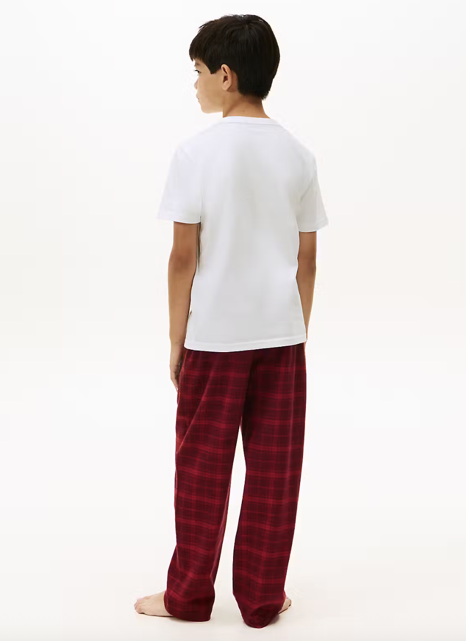 Tommy Hilfiger Jungs Doppelpack T-Shirt / Unterhemden mit Kurzarm - Schwarz & Weiß