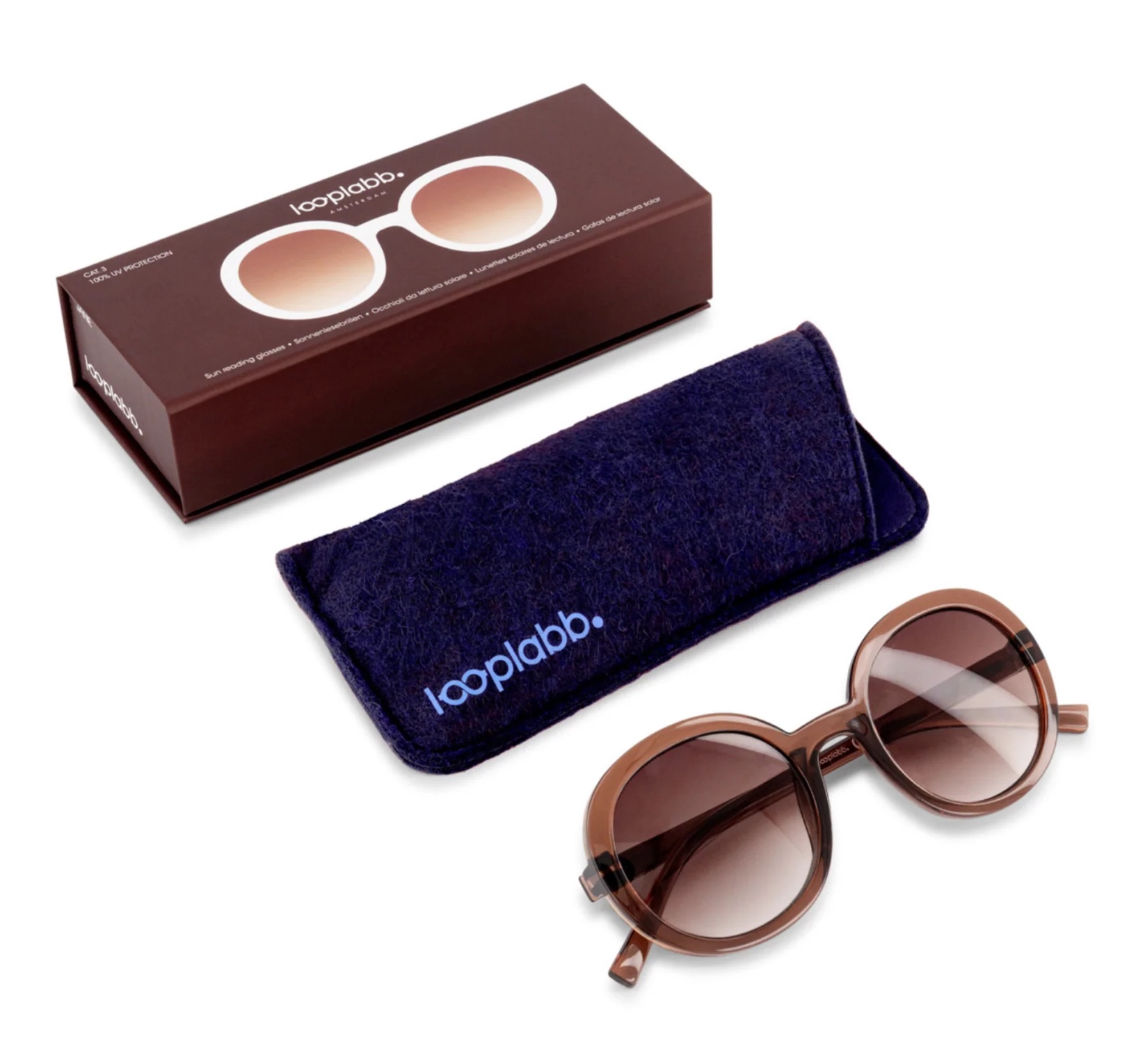 looplabb. Sonnen-Lesebrille JANE SUN in Hazel looplabb. Sonnen-Lesebrille JANE SUN in Hazel