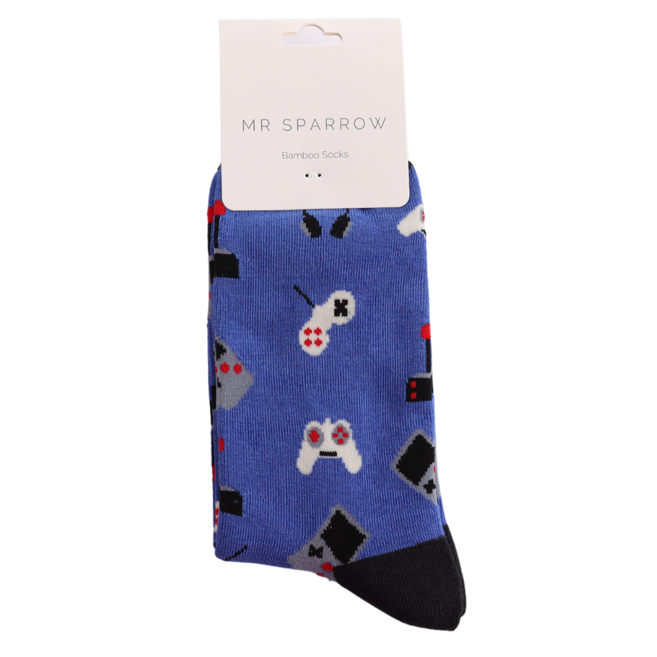 Mr. Heron Herren Socken Bambussocken in Royal Blau - Gaming Mr. Heron Herren Socken Bambussocken in Royal Blau - Gaming
