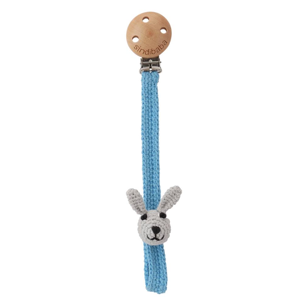 sindibaba-schnullerhalter-mit-hase-blue-grey Sindibaba Bambus Schnullerkette Hase in Blau