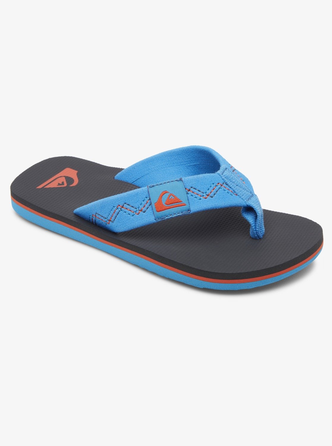 Quiksilver Boys Flip Flop in Schwarz/Blau - Molokai Stitchy