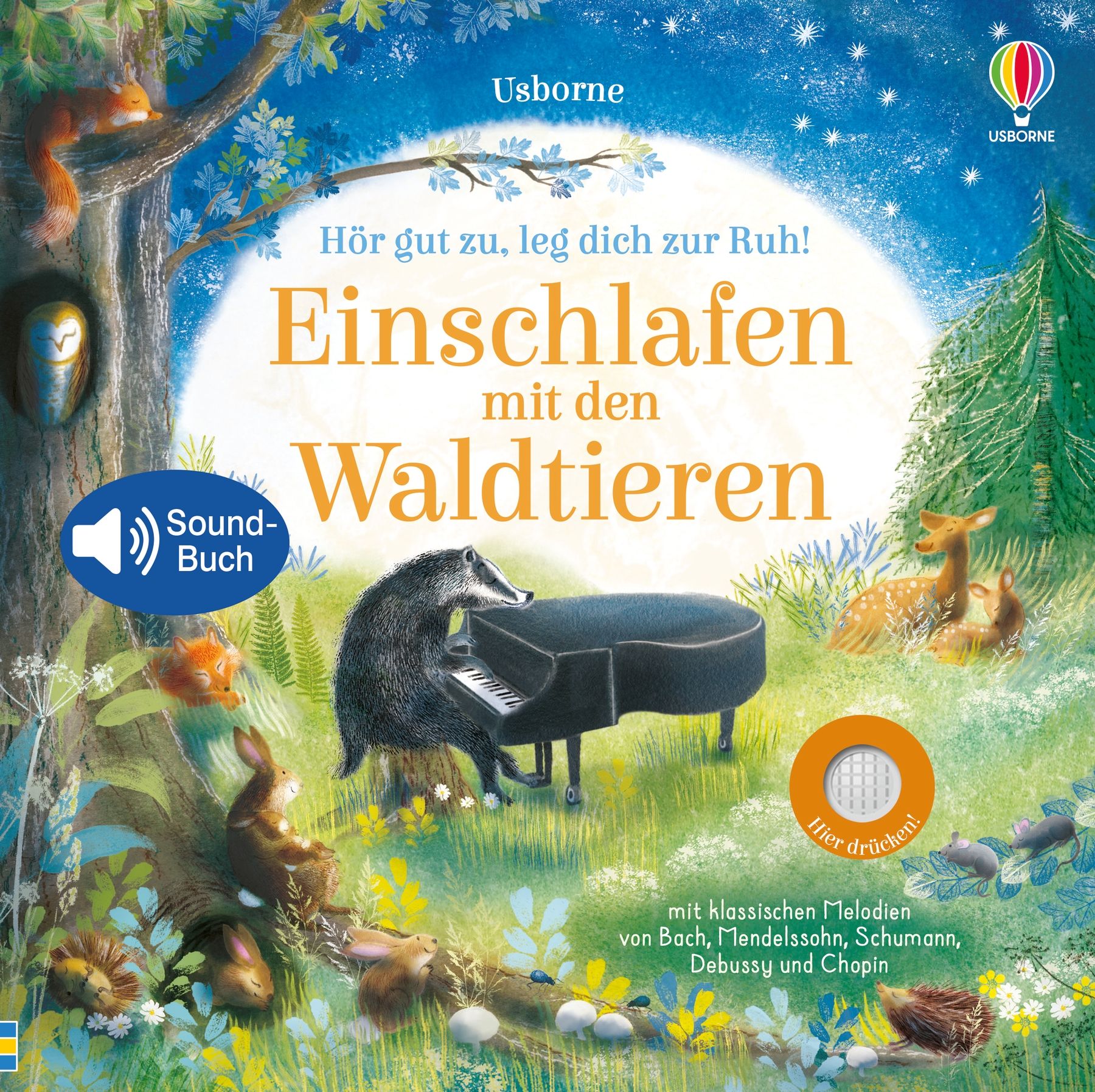 9781789417487_cover_image Usborne Hör gut zu, leg dich zur Ruh! Einschlafen mit den Waldtieren