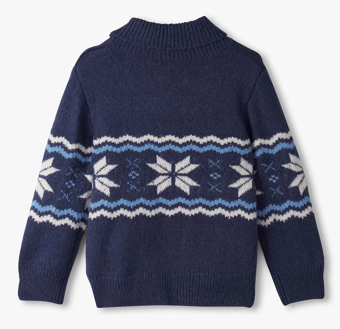 Hatley Baby Jungs Strickpulli Pullover mit Kragen in Blau - Schneeflocken Hatley Baby Jungs Strickpulli Pullover mit Kragen in Blau - Schneeflocken