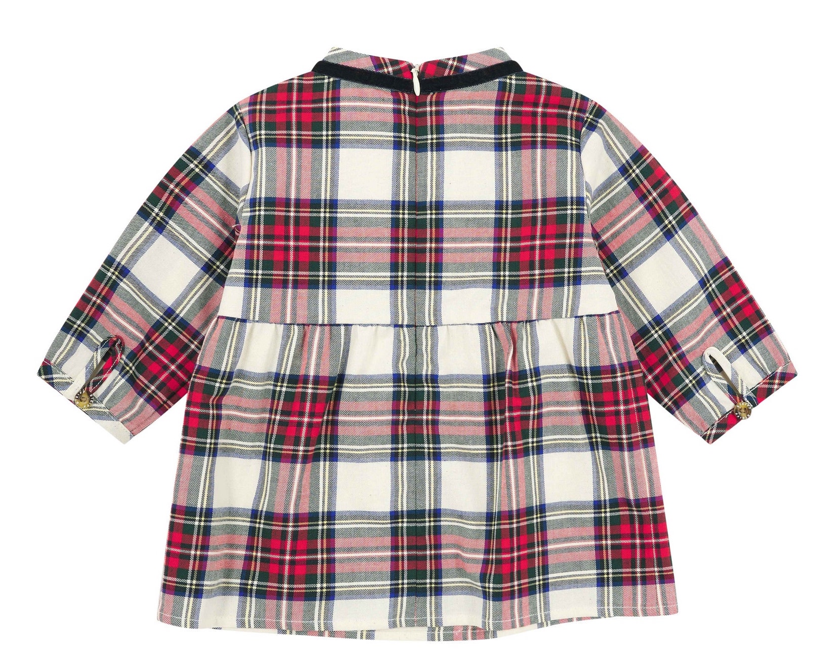 Steiff Baby Mädchen Klassisches Tartan Plaid Karo Kleid - Navy Rot & Grün Steiff Baby Mädchen Klassisches Tartan Plaid Karo Kleid - Navy Rot & Grün