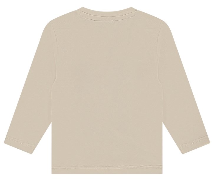 Babyface Langarm Shirt in Creme - Skifahrer Bunny 