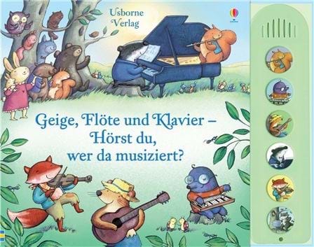 Usborne Geige, Flöte, und Klavier Musikbuch