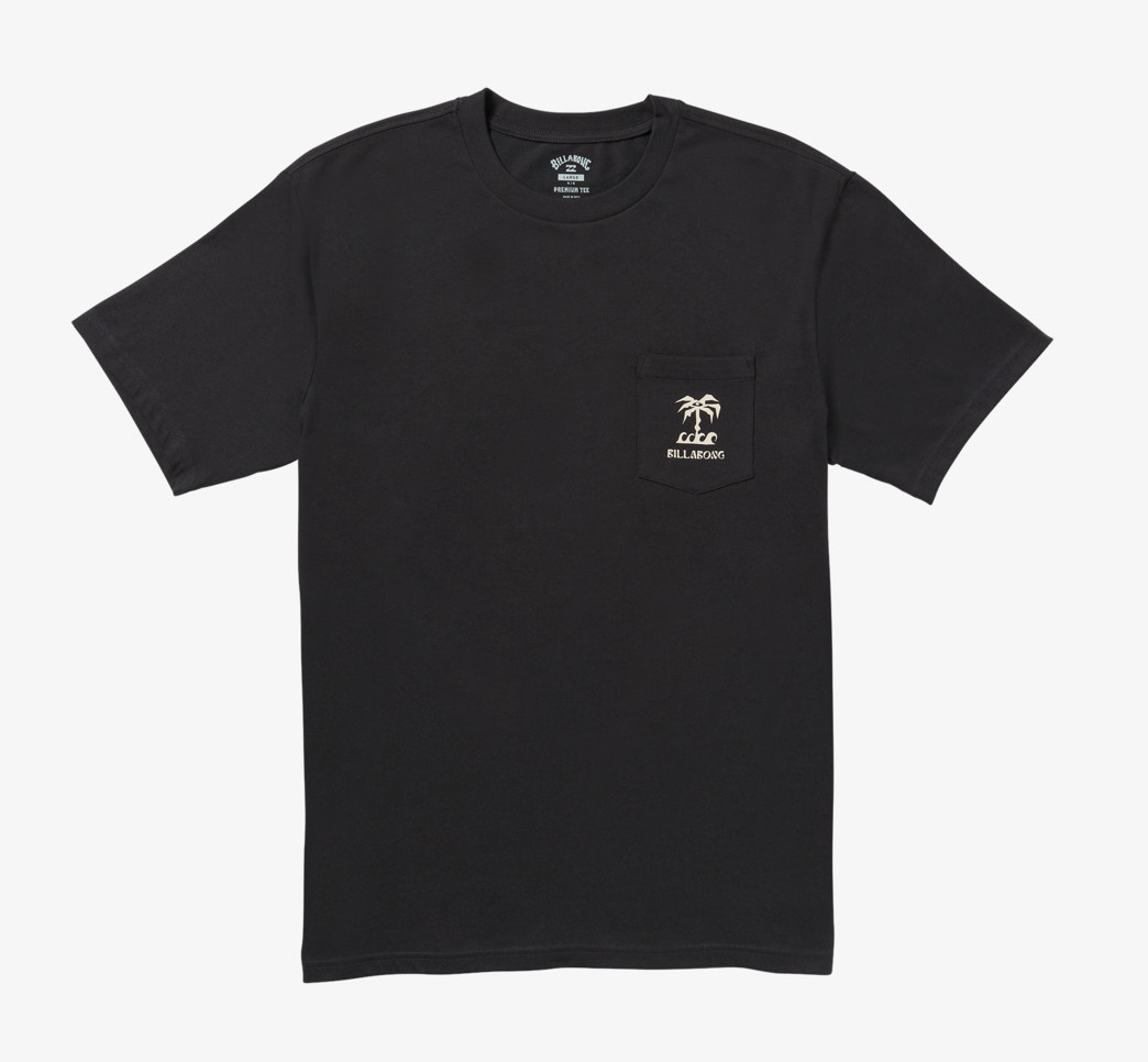 Billabong Troppo Premium - T-Shirt für Männer in Washed Black/Schwarz Billabong Troppo Premium - T-Shirt für Männer in Washed Black/Schwarz