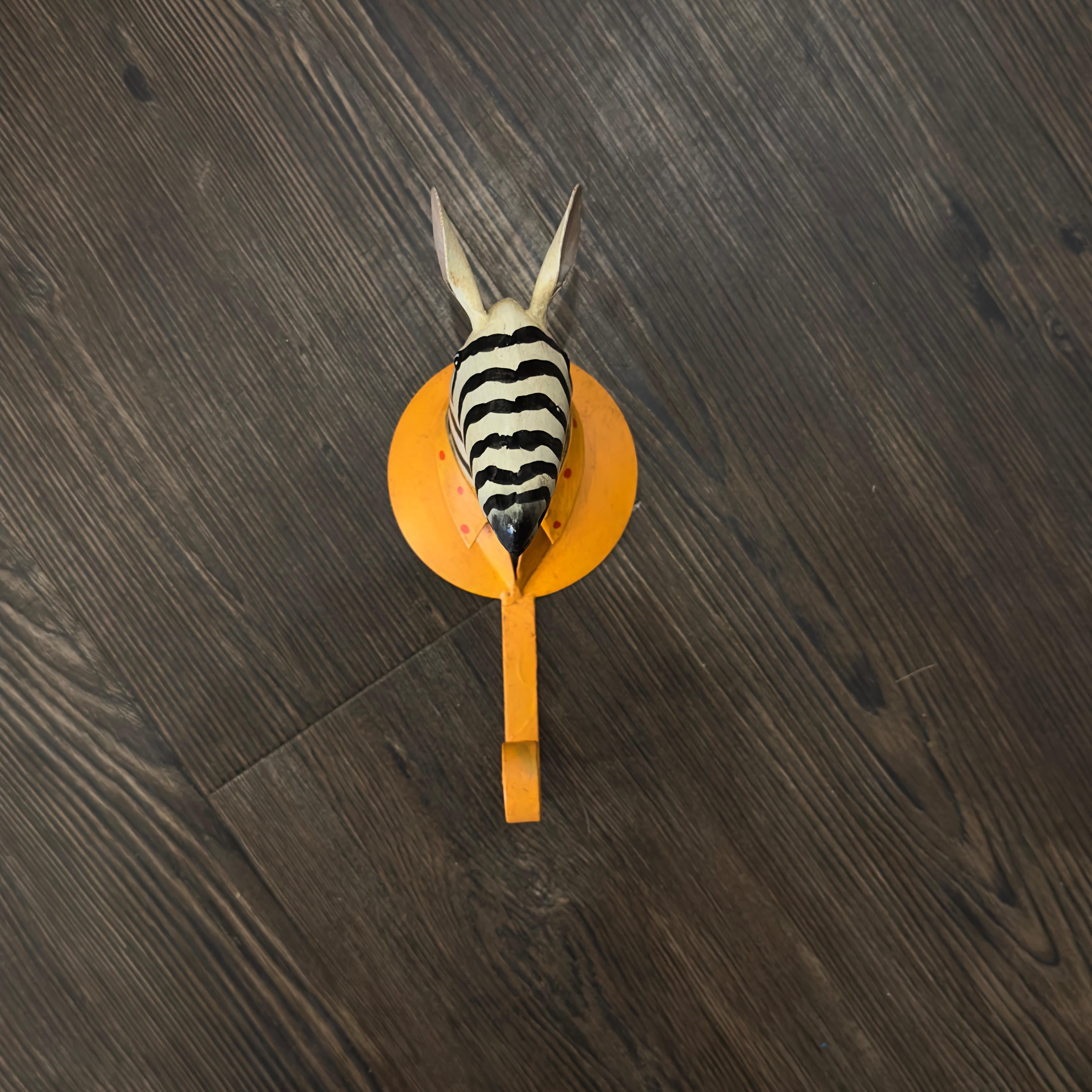 95a96232-dacb-455b-bdac-dd4d2a354973 Pape Kunstgewerbe Wandhaken - Zebra in Orange