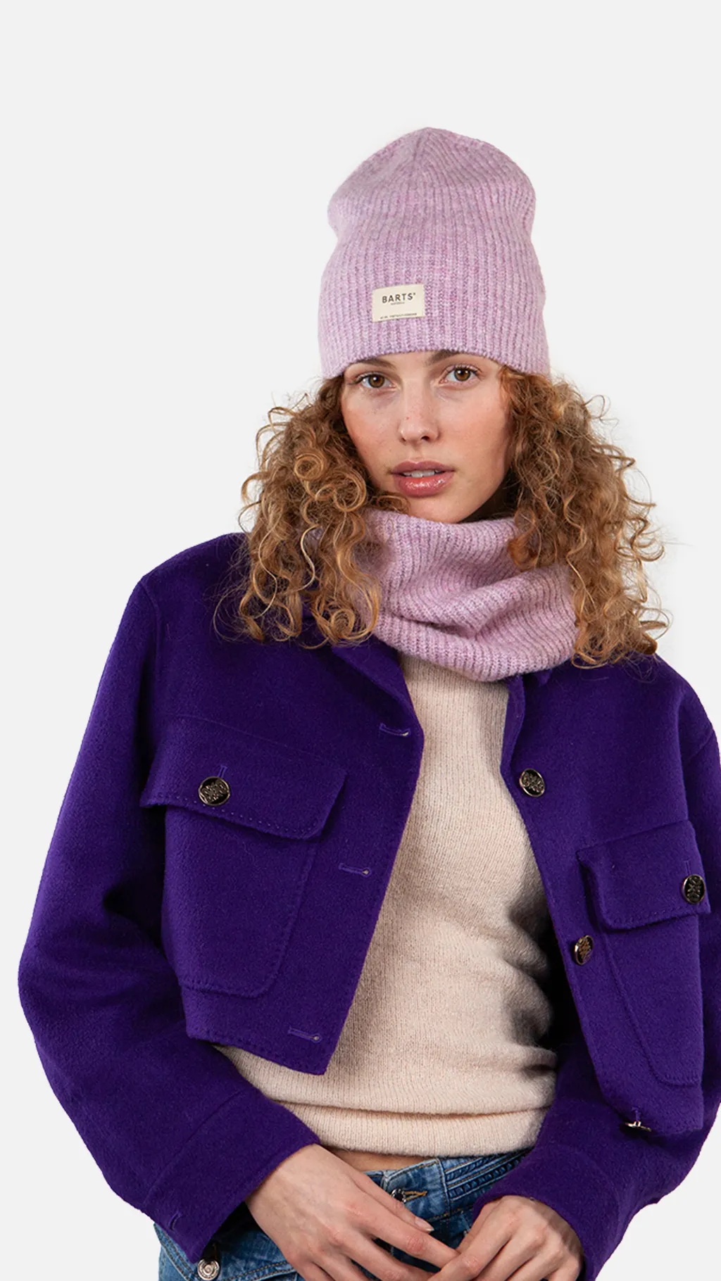 Barts Darty Col Damen Loop Schal in Orchid Flieder