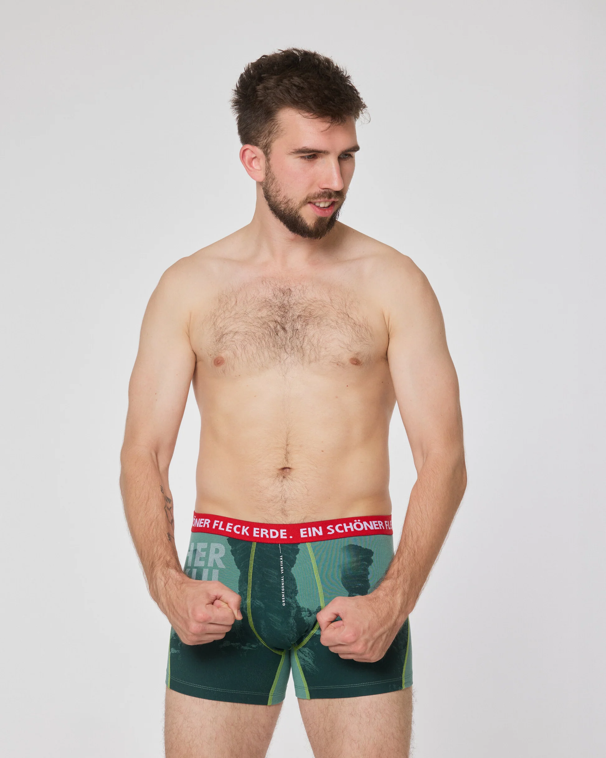 ESFE Alpine Bio-Wäsche Herren Boxer in Eukalyptus Grün - HERKULESSÄULE ESFE Alpine Bio-Wäsche Herren Boxer in Eukalyptus Grün - HERKULESSÄULE