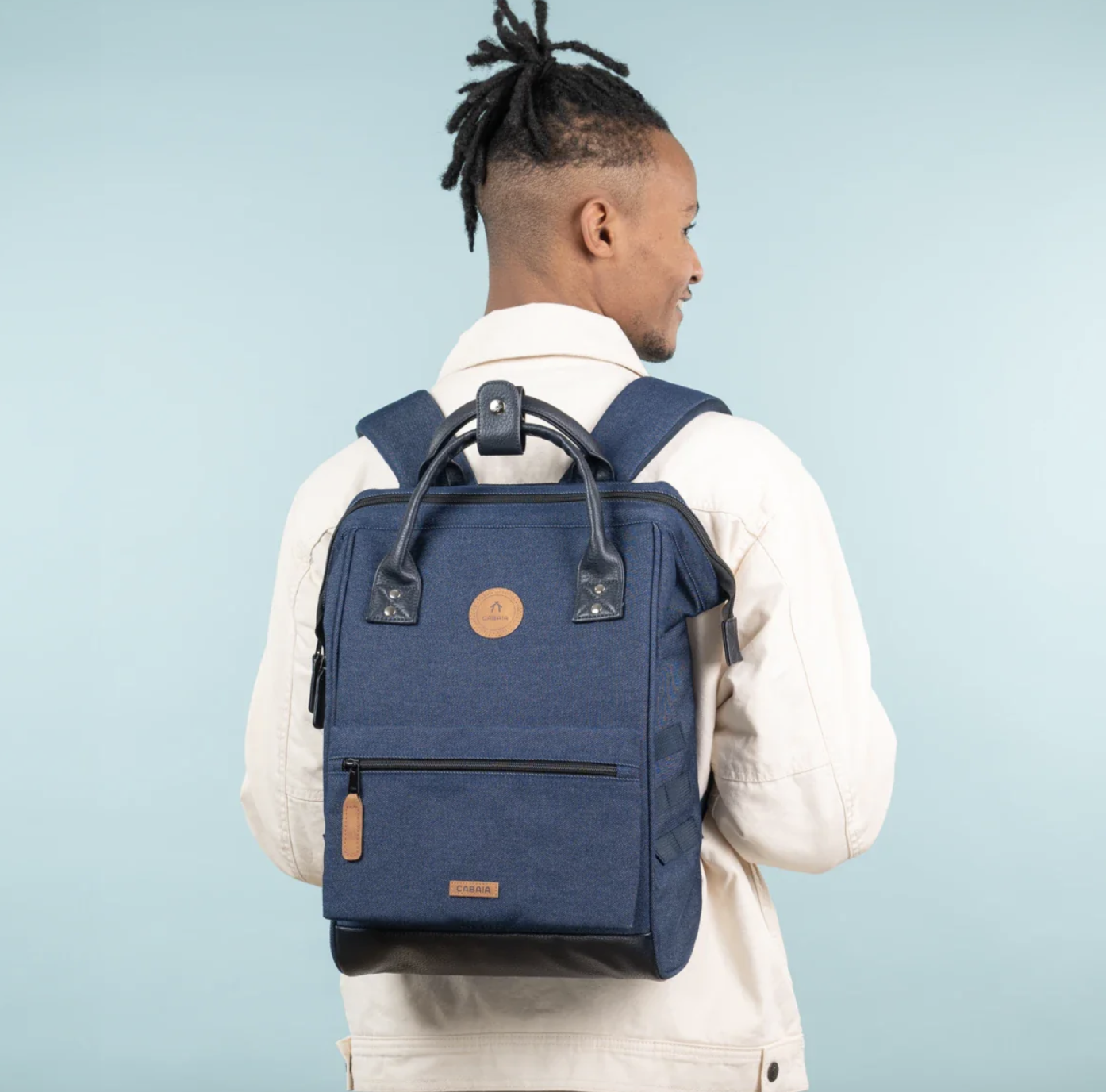 Cabaia Rucksack Namur Medium mit Laptop-Fach - Jeans