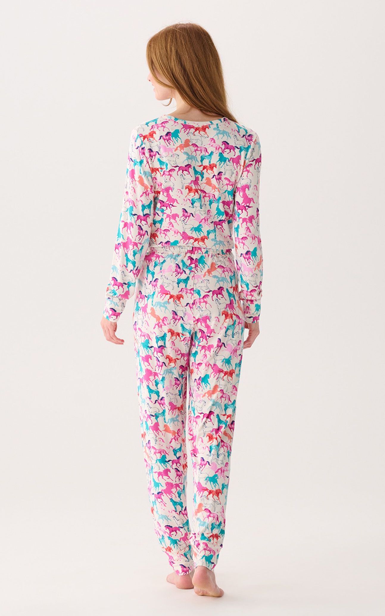 Hatley Bambus Damen Pyjama - Photo Horses - Pferde - SALE