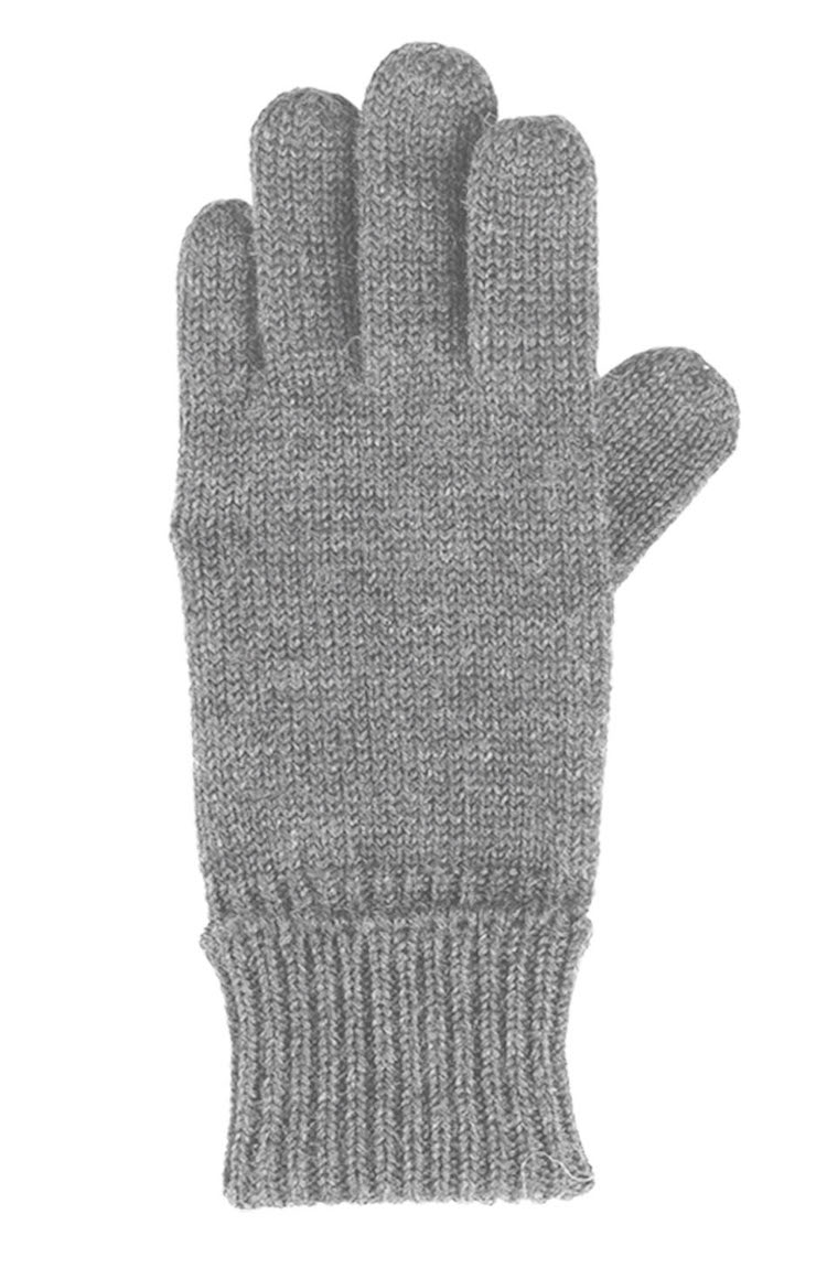 PURE PURE Merinowolle Kinderhandschuhe in Grau