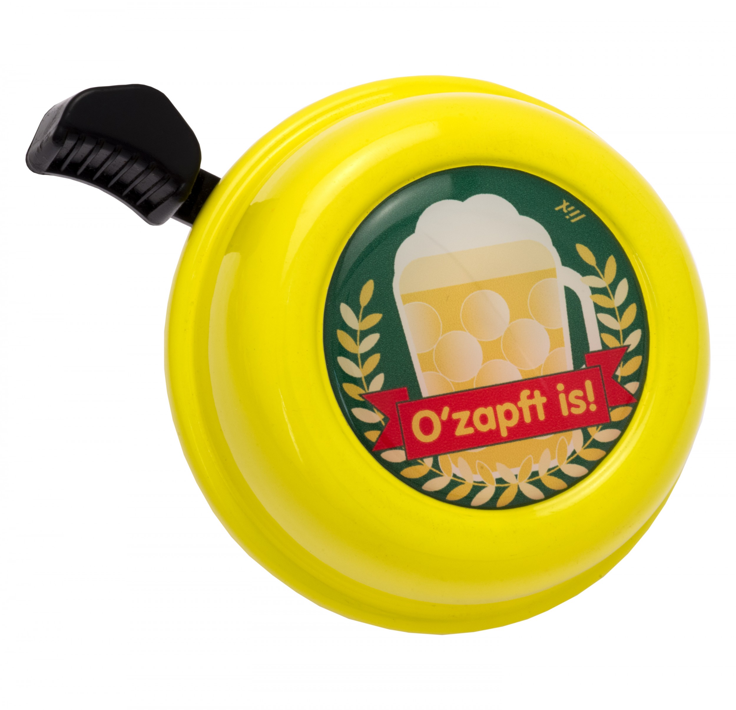 8765_0 Liix Colour Bell Fahrradklingel - O zapft is in Gelb - Bier