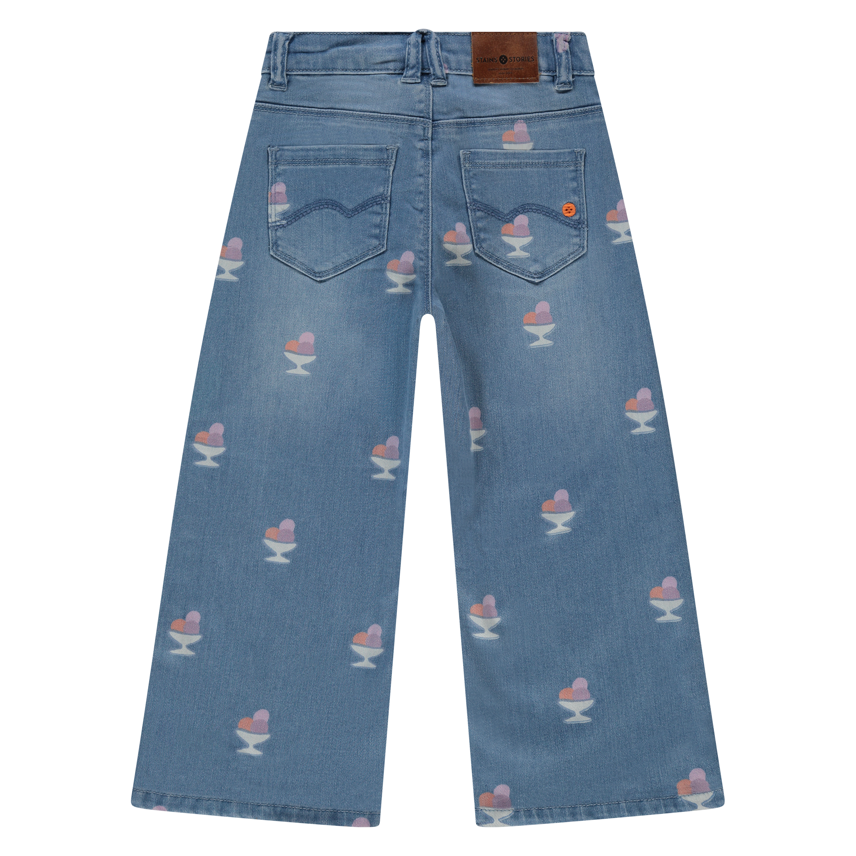 Babyface Stains & Stories Mädchen Jog Jeans in Mid Blau Denim mit Eis - SALE Babyface Stains & Stories Mädchen Jog Jeans in Mid Blau Denim mit Eis - SALE