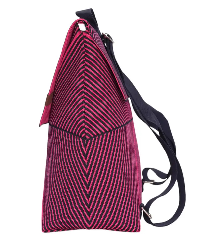 LOT83 Rucksack Romy Pink & Navy Zick Zack LOT83 Rucksack Romy Pink & Navy Zick Zack