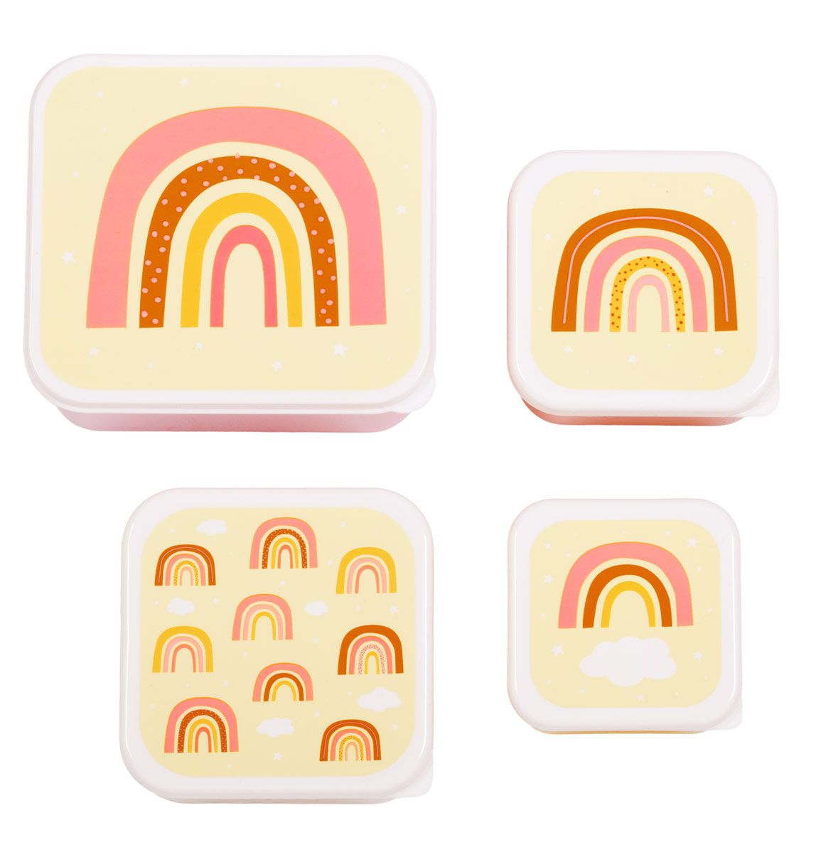 image_133-007-005_1 A Lovely Little Company Brotzeitbox Set von 4 - Regenbogen