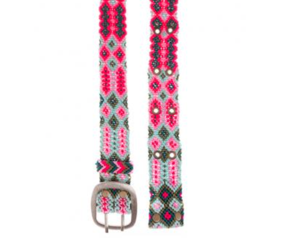 Smitten Perugürtel Adriana Orchid in Neon Pink & Grün