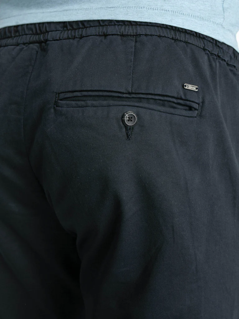 M-1030-TRO599-5152_D2 Petrol Industries Herren Chino mit Drawstring Kordel in Navy Blau