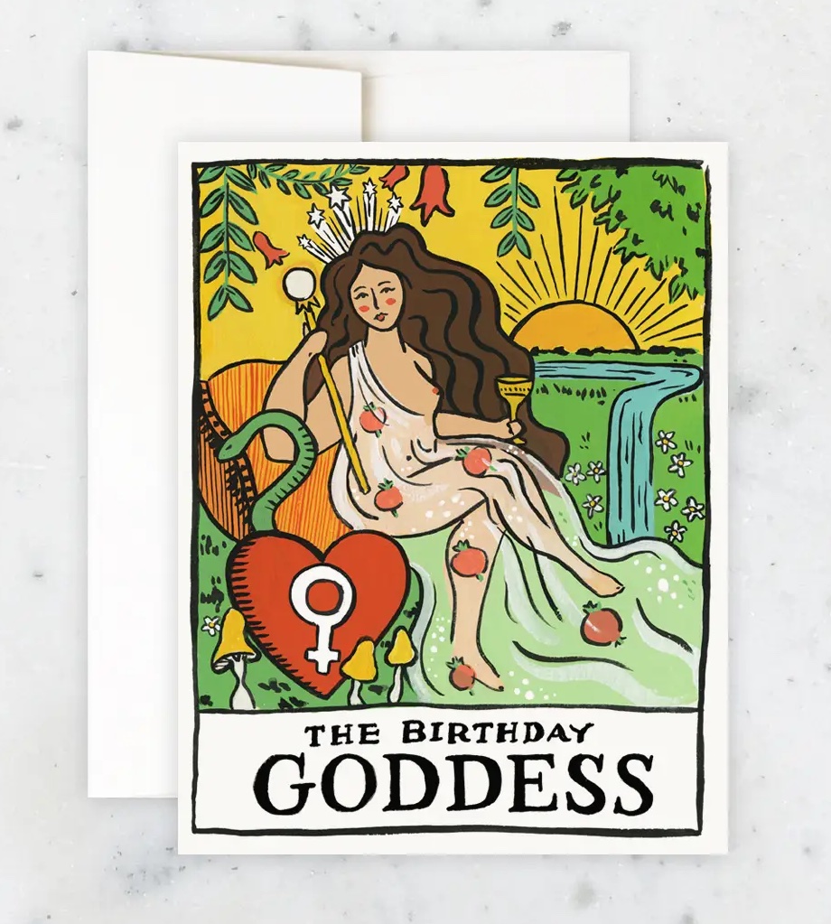 Idlewood Geburtstagskarte - The Goddess - Die Göttin