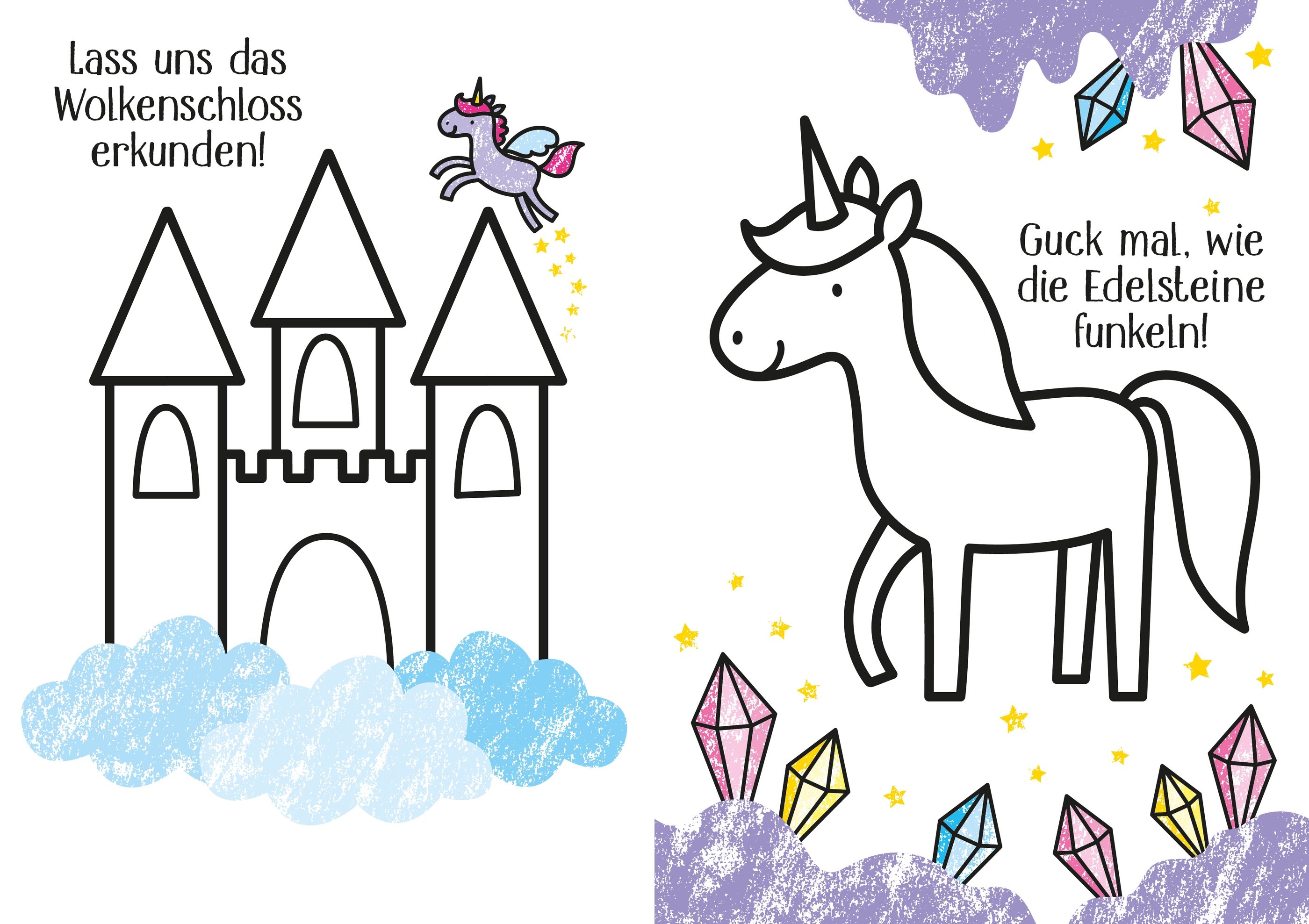 Usborne Kleine Kreativ-Werkstatt - Ganz einfach ausmalen: Einhörner Usborne Kleine Kreativ-Werkstatt - Ganz einfach ausmalen: Einhörner