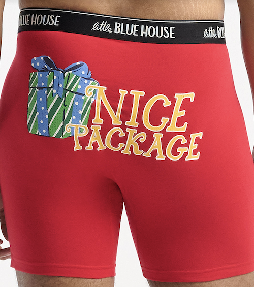 Little Blue House Boxer Short in Rot - Nice Package - Weihnachtsgeschenk Little Blue House Boxer Short in Rot - Nice Package - Weihnachtsgeschenk